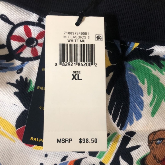 XL Ralph Lauren Bear at the beach. Brand new - Picture 3 of 3